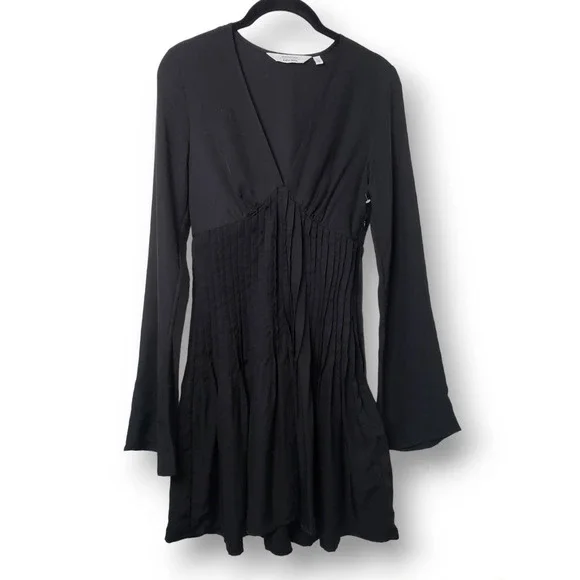 knee length dresses for ladies ALICE + OLIVIA ARDEN DROP WAIST BUBBLE MINI DRESS